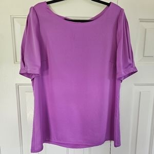 Banana Republic hot pink/purple top size XL